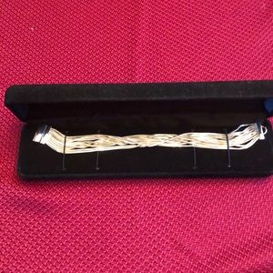 Beautiful Sterling Silver Liquid Silver Bracelet